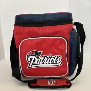 New England Patriots Cooler Soft Sided Insulated Cooler Lunch‎ Bag Sports Beach